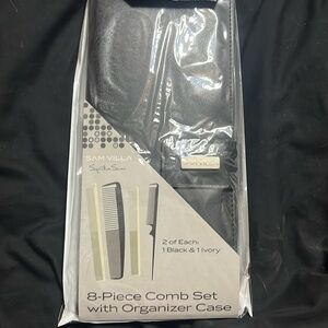 Sam Villa 8-Piece Comb Set w/ Organizer